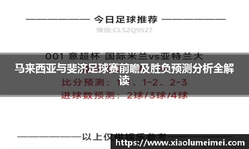 马来西亚与斐济足球赛前瞻及胜负预测分析全解读